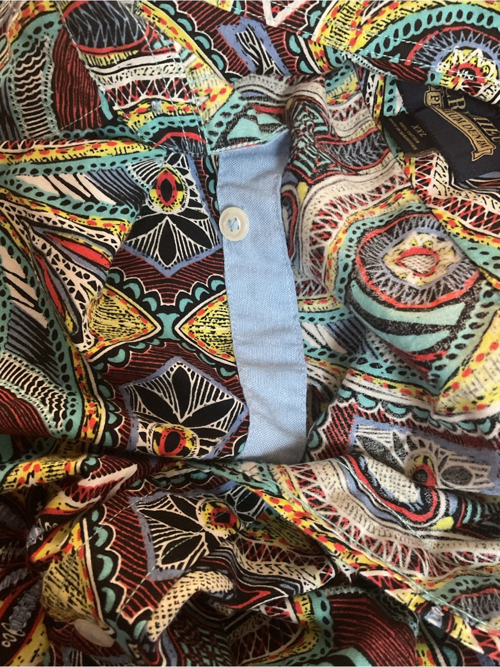Daniel Cremieux Men's Multicolor Paisley Button-Up Shirt SZ.XXL. 52” Chest 32” L - Picture 5 of 5